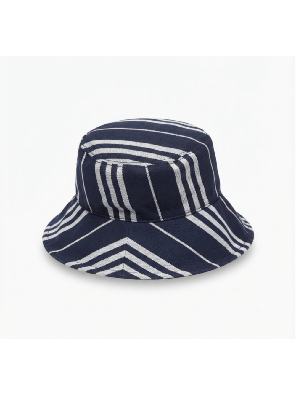 Rare Vintage Burberry Blue Label Bucket Hat Blue with Stripes. Made in Italy